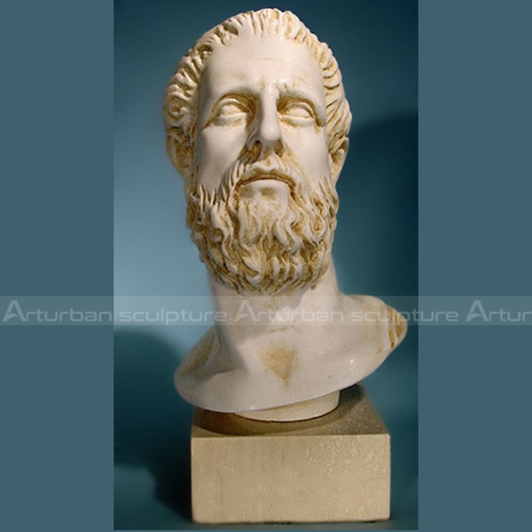 Hippocrates Bust Sculpture
