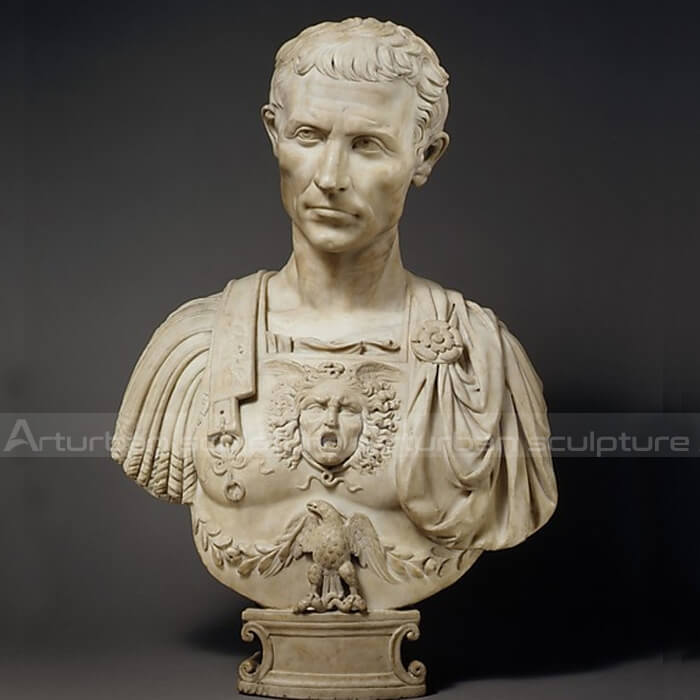 busts of historical figures
