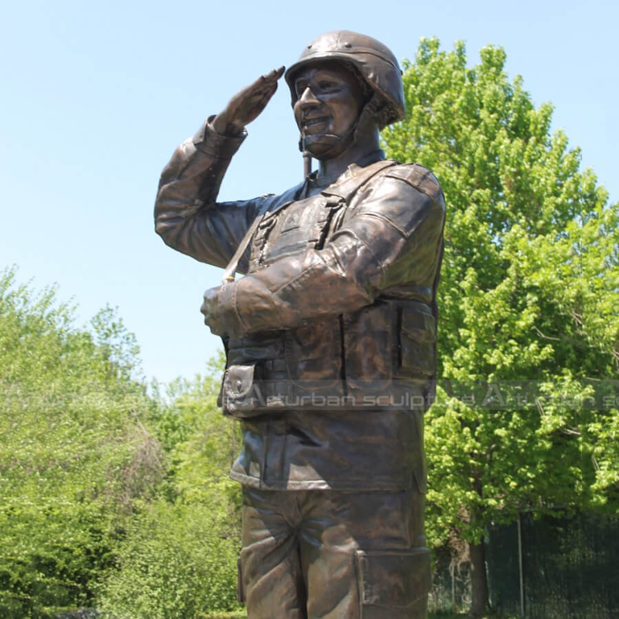 soldier garden statue