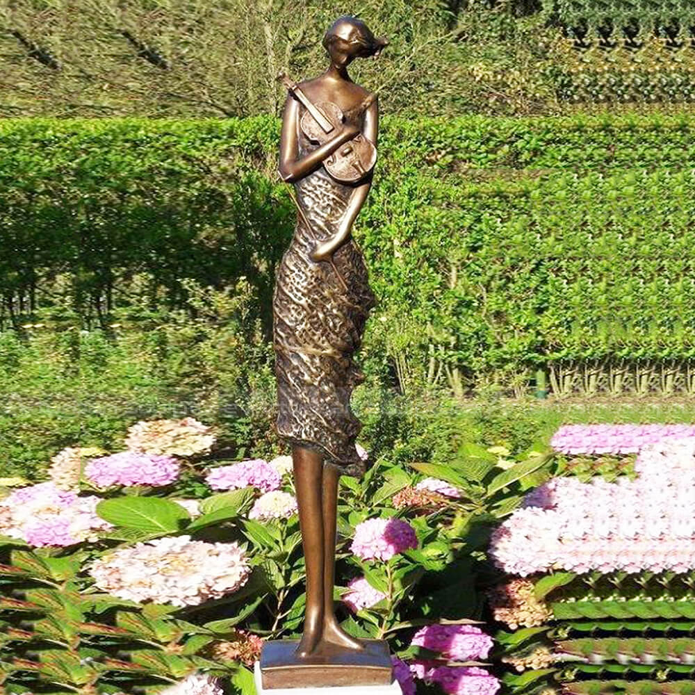 tall lady garden statue
