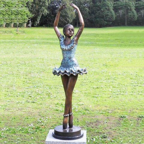 bronze ballerina statue