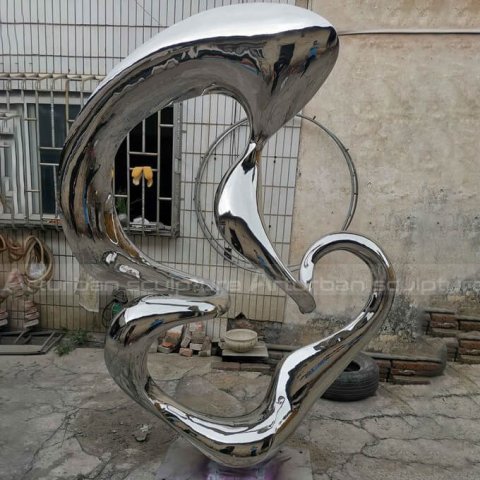abstract garden sculpture