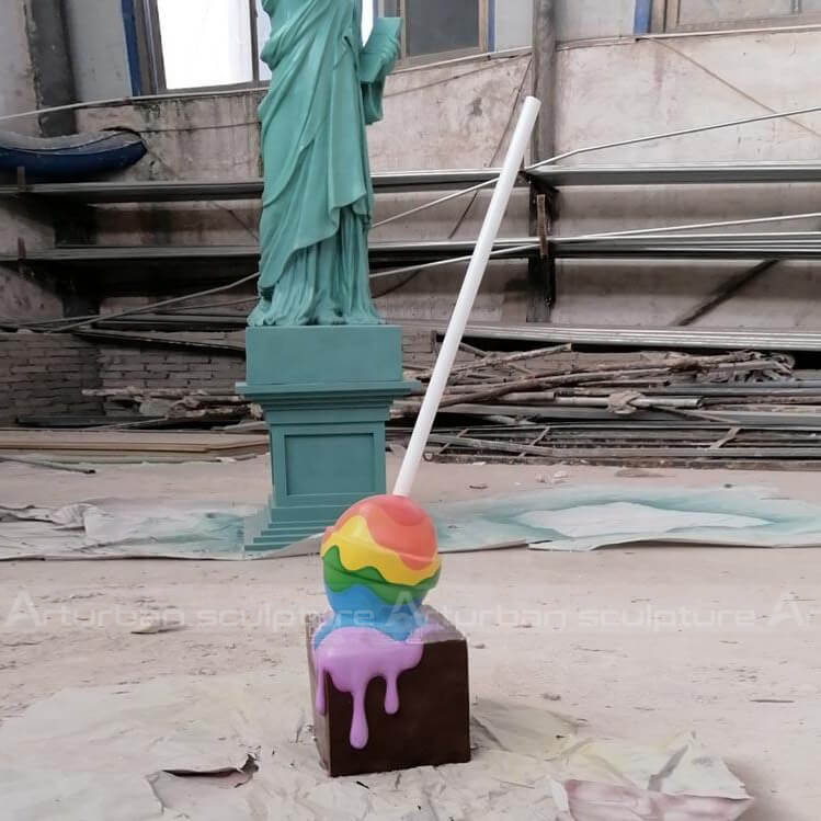 melting lollipop sculpture for sale
