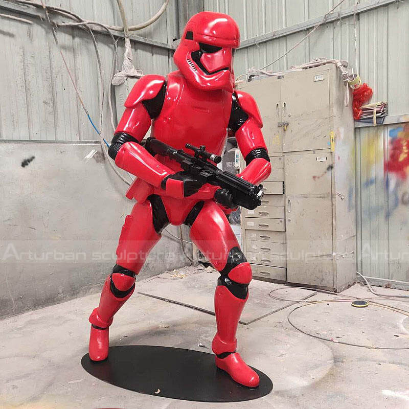 Life size stormtrooper statue