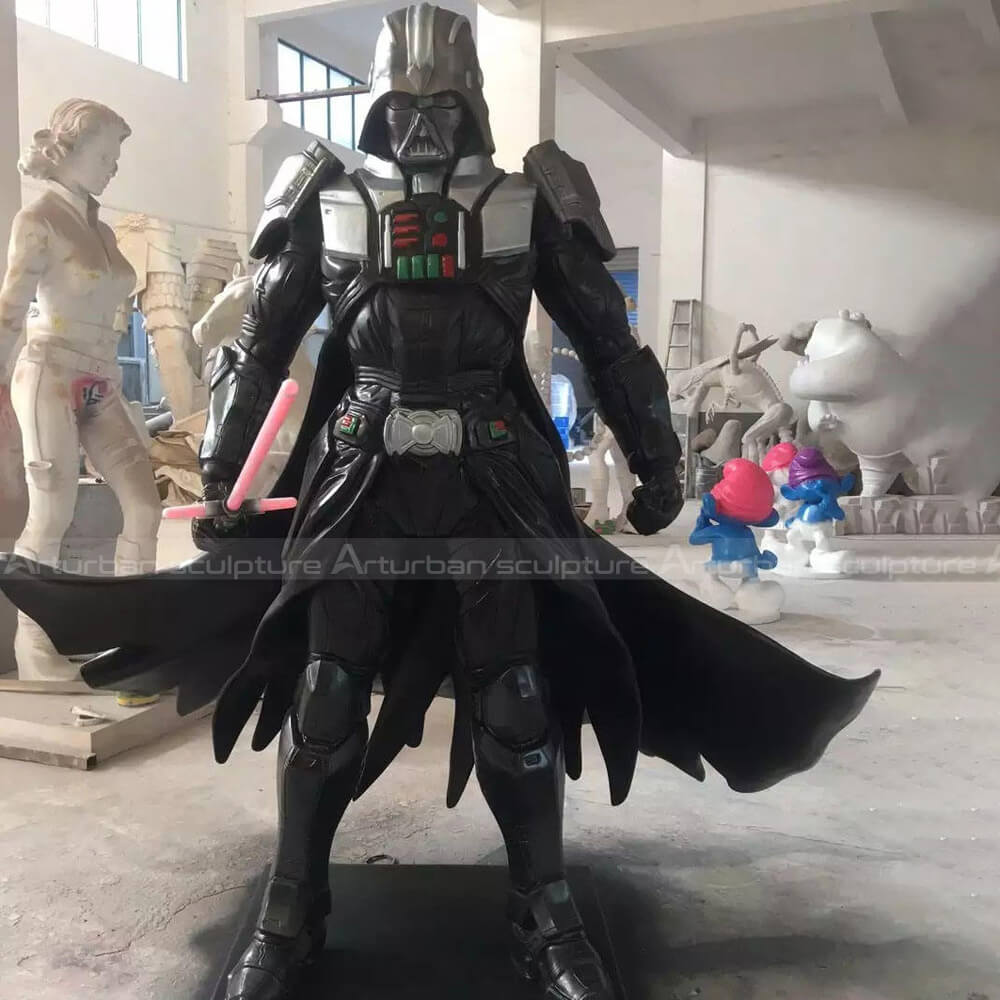 black stormtrooper statue