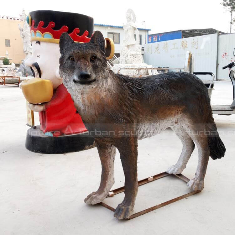 Wolf statues for sale