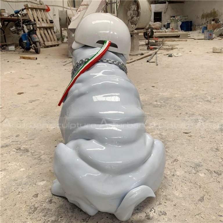Fiberglass Bulldog Statue
