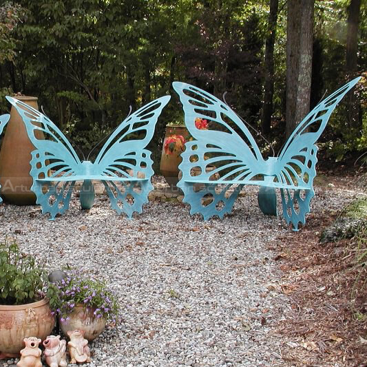 cast iron butterfly chair