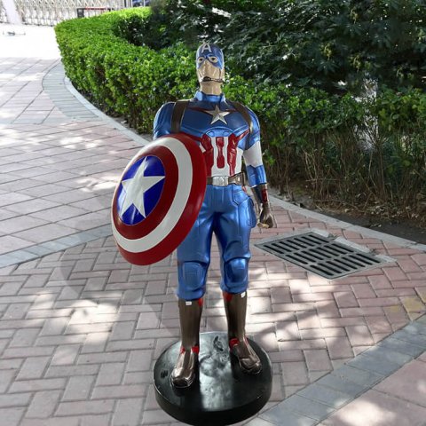 Captain America Statue Figure