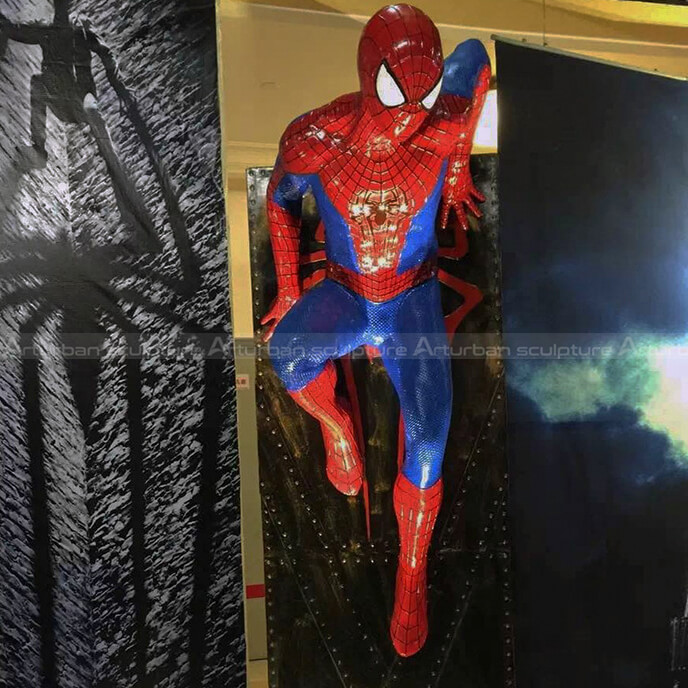 spider man gallery statue