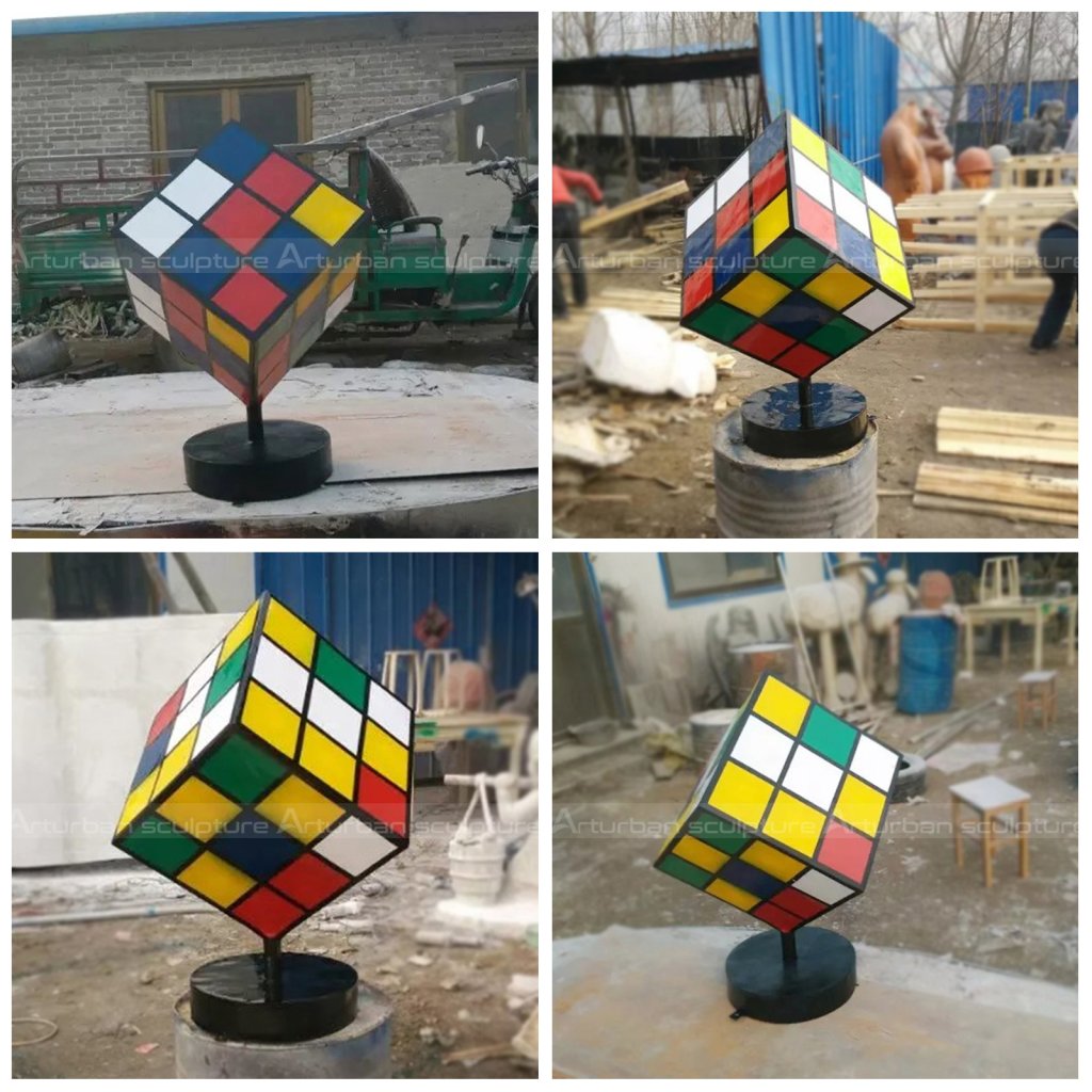 Rubiks Cube Sculpture