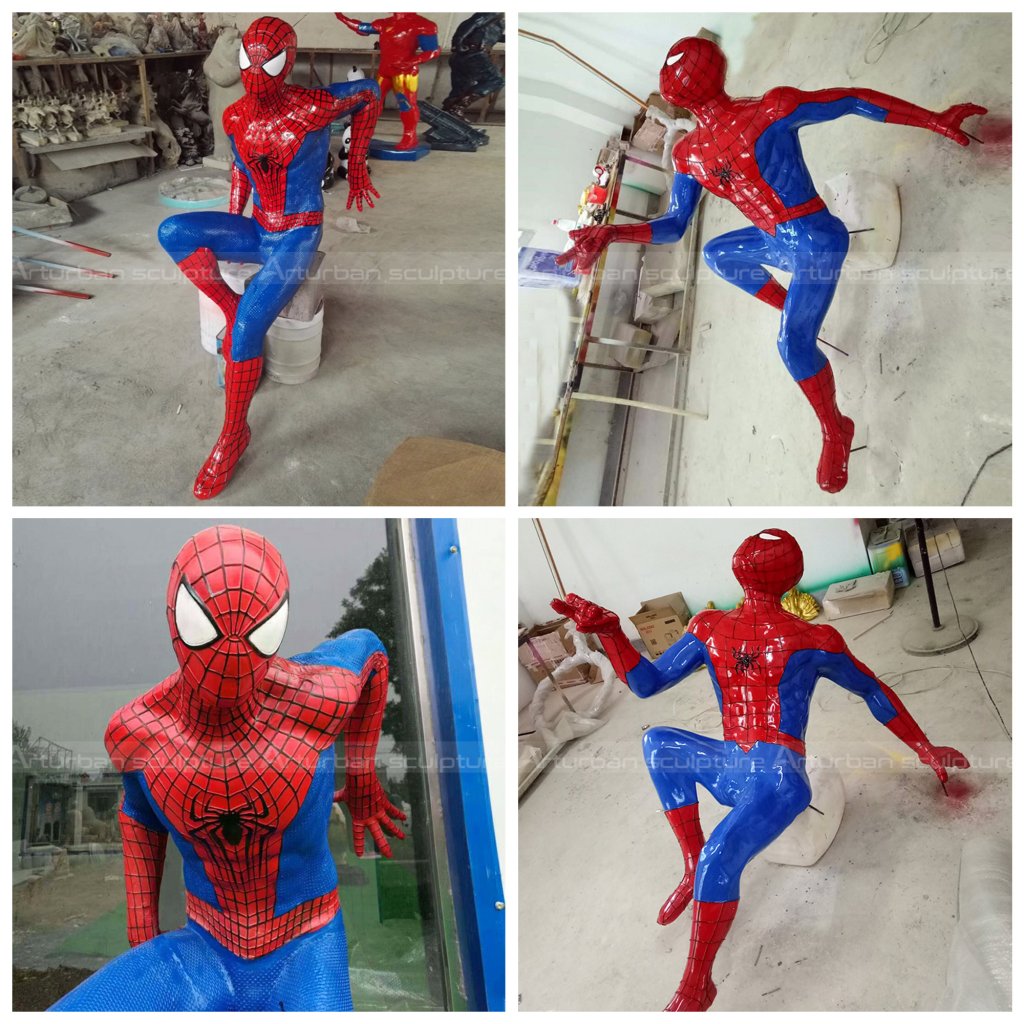 spider man gallery statue