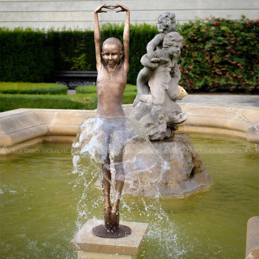 Ballet Dancer Water Fountain