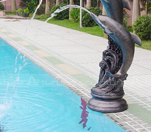dolphin statue fountain