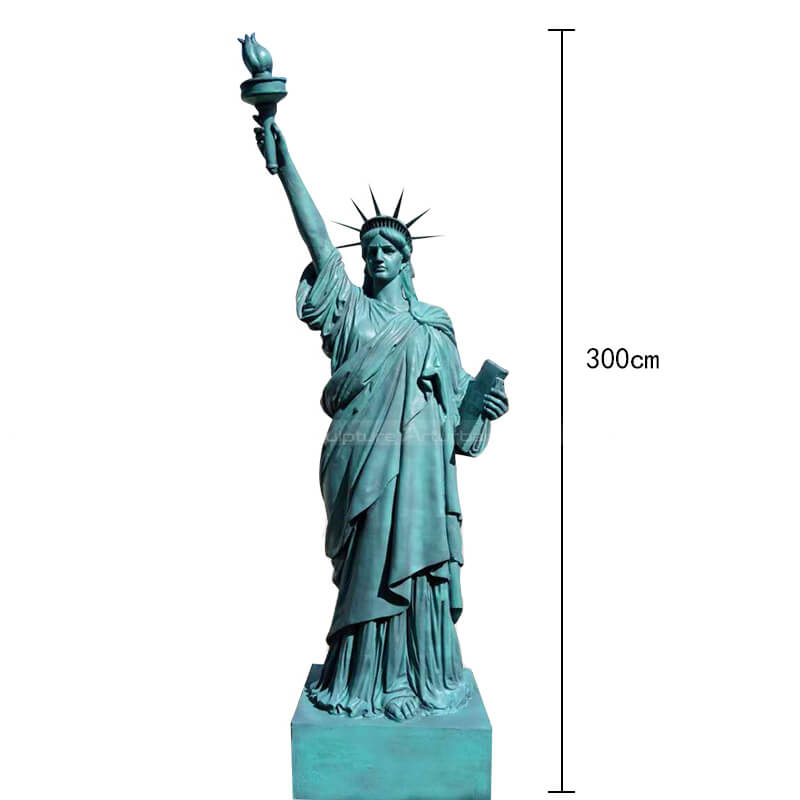 size of liberty statue