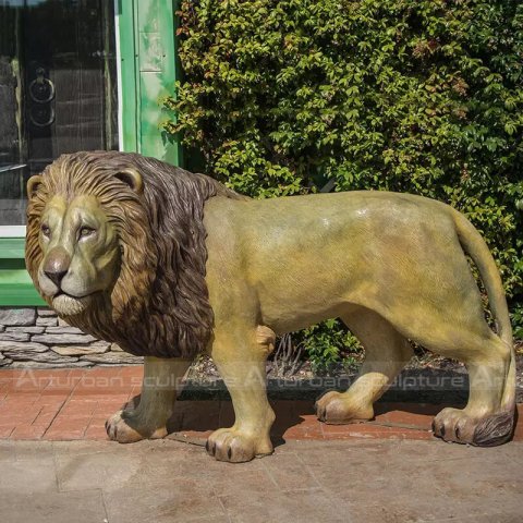 lion statue for gates