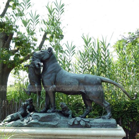 Lioness Garden Statue
