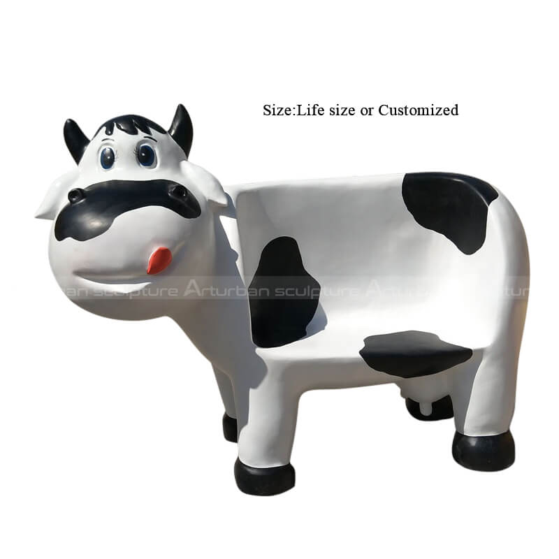 dairy cow statue
