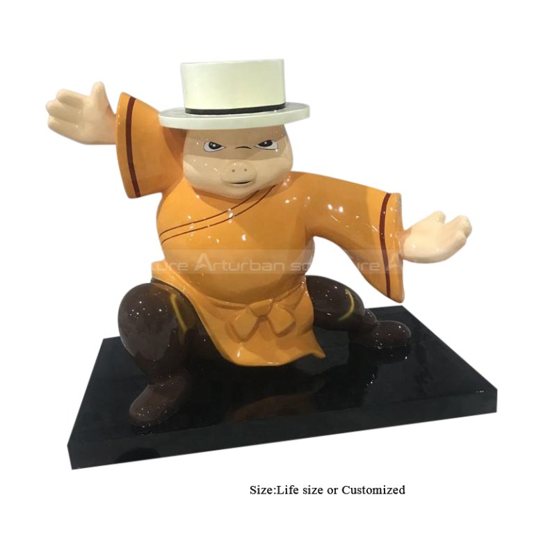 Piglet Garden Statue