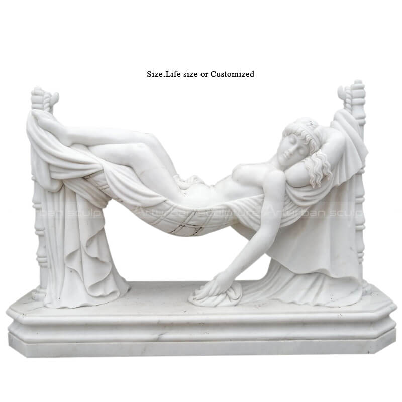 sleeping woman sculpture