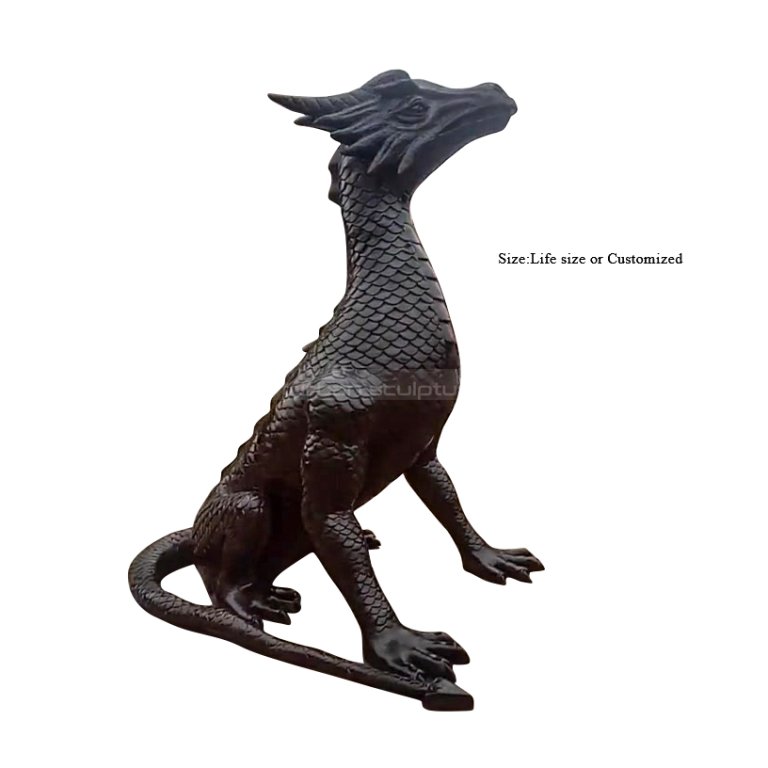 Bronze Dragon Sculpture