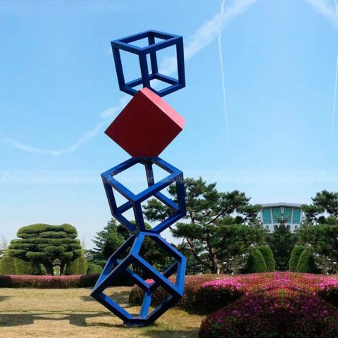 cubes sculpture