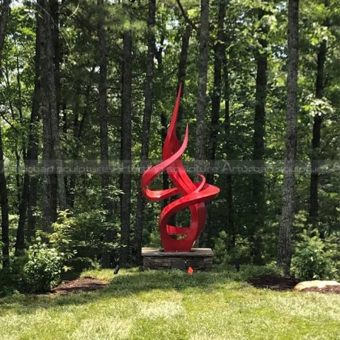metal outdoor sculpture abstract