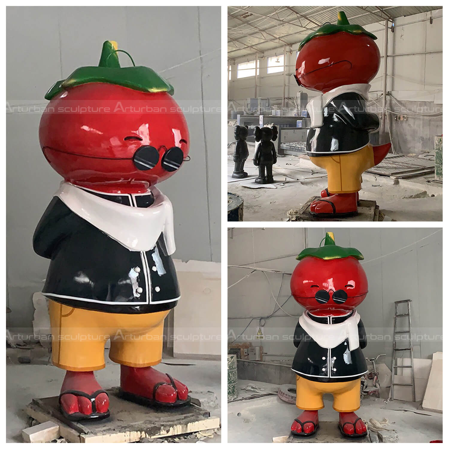 tomato sculpture