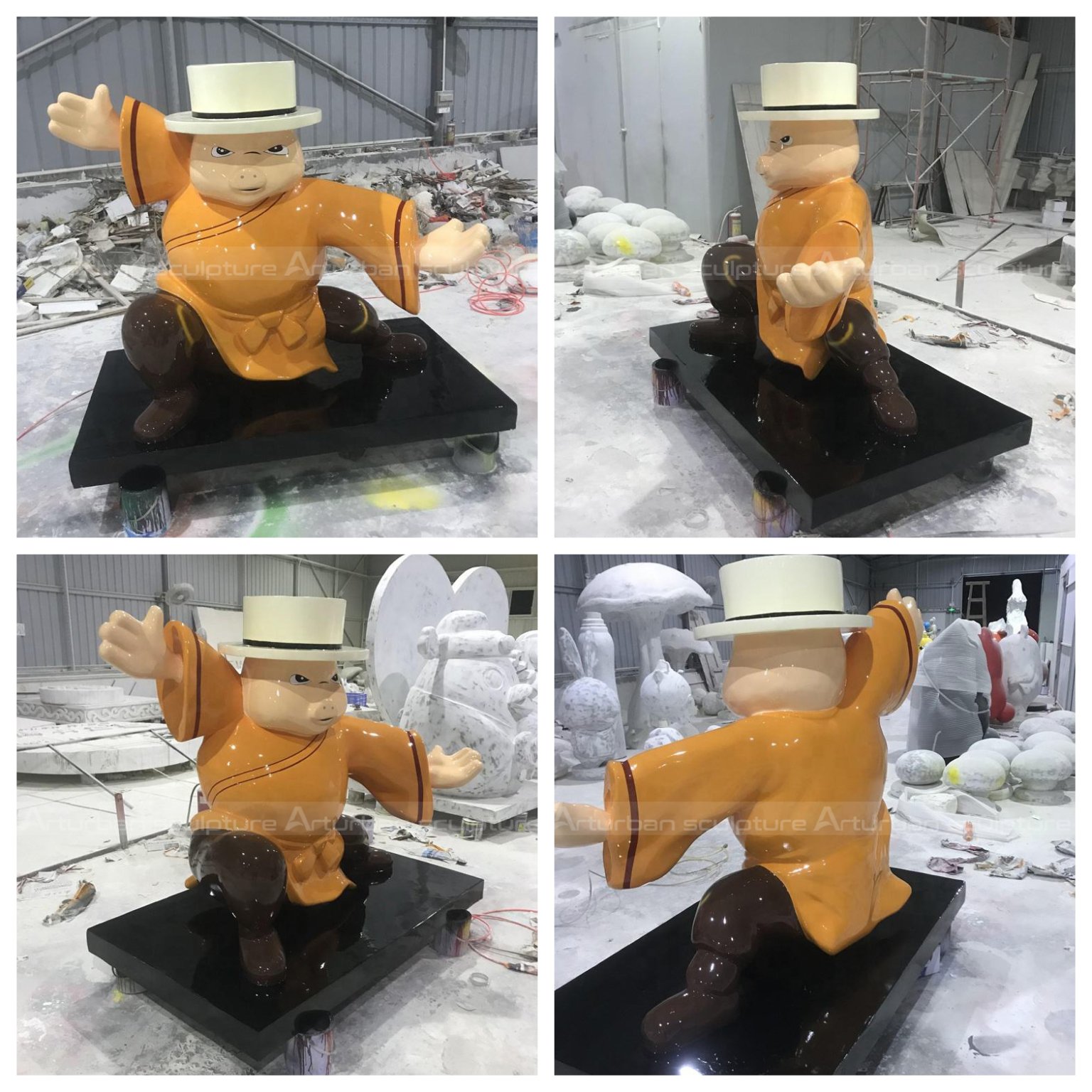 Piglet Garden Statue