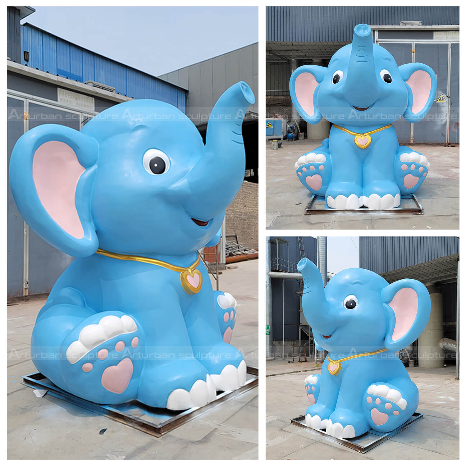 cute elephant statue