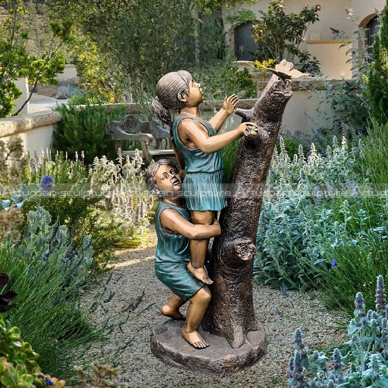 child garden sculpture