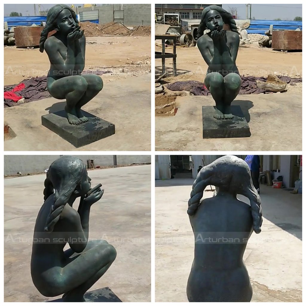garden girl statues for sale