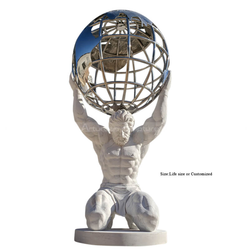 atlas holding the world sculpture