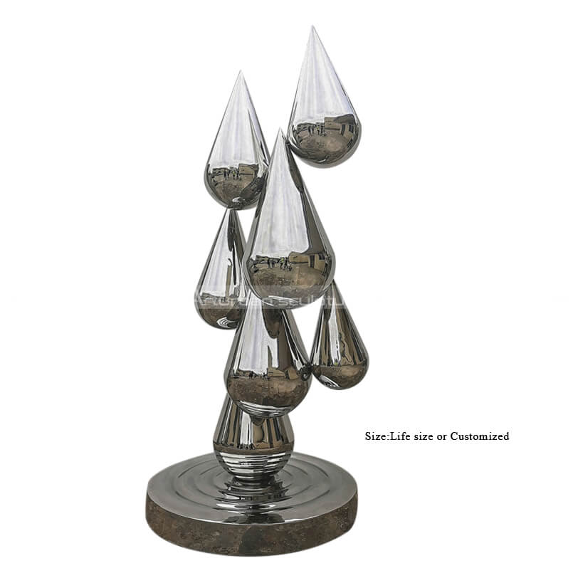 water droplet sculpture
