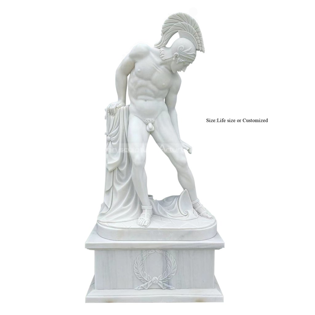 achilles marble statue