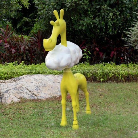 resin donkey statue