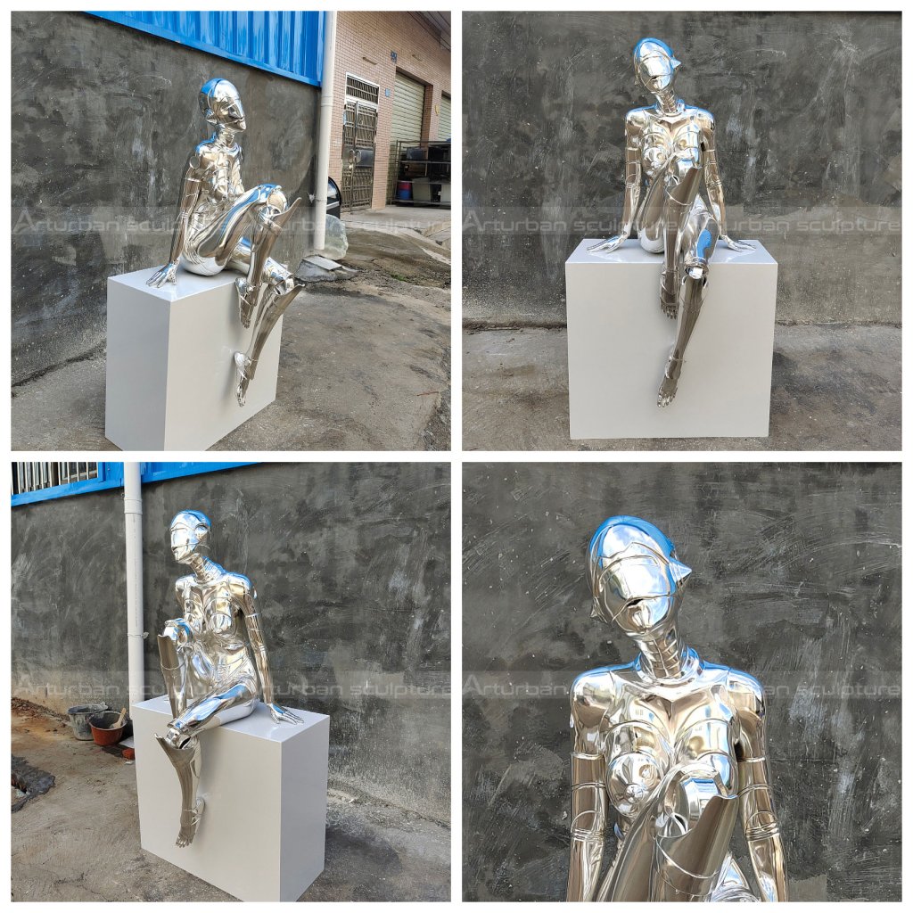 sexy robot sculpture