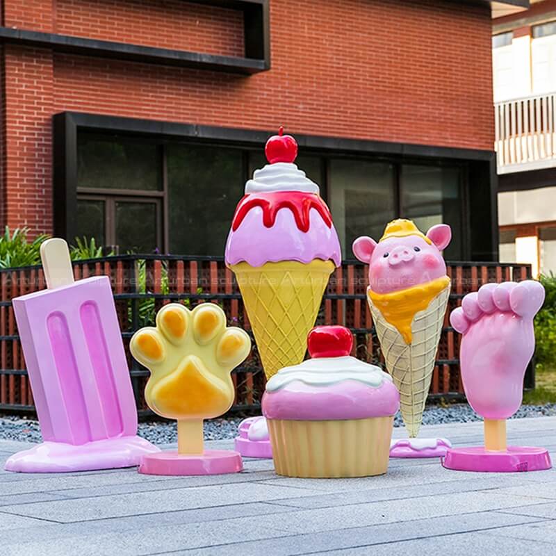 ice cream pop art sculpture