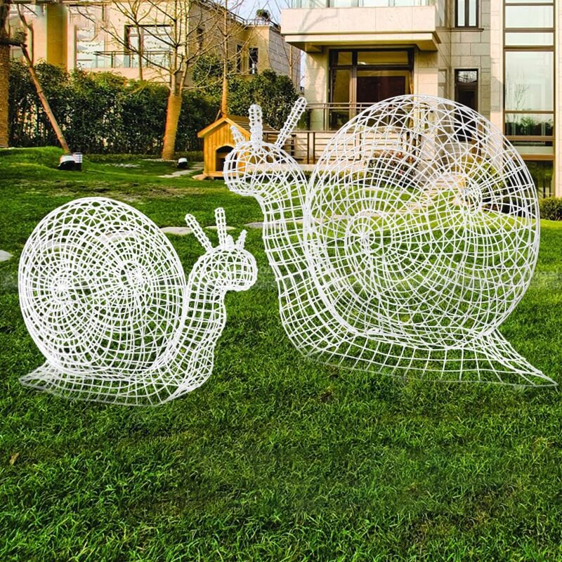 snail wire sculpture