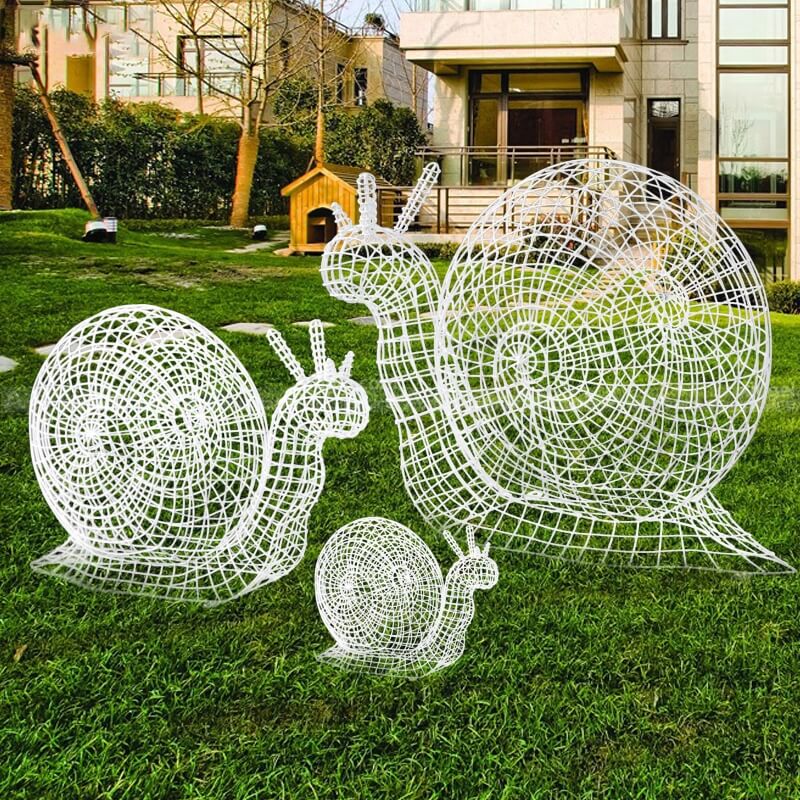 snail wire sculpture