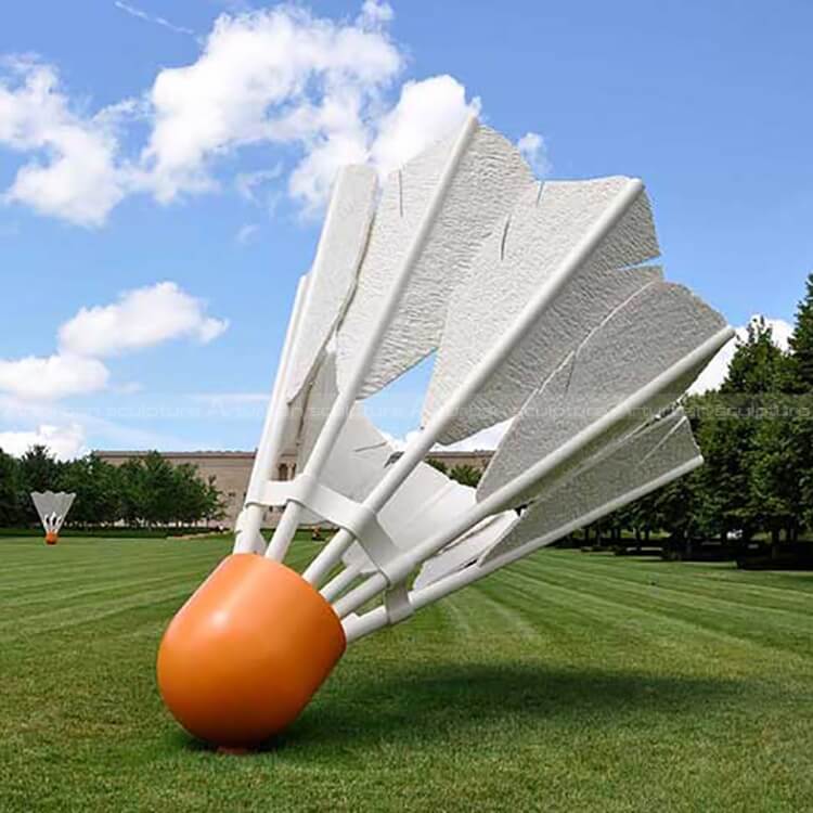 Badminton Birdie Sculpture
