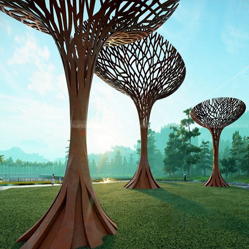 abstract tree sculpture