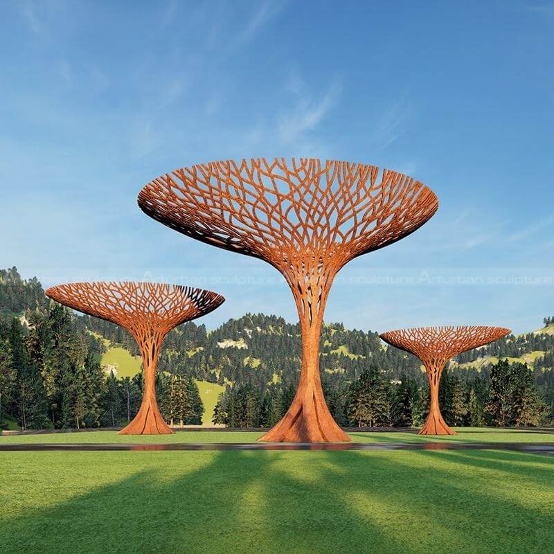 abstract tree sculpture