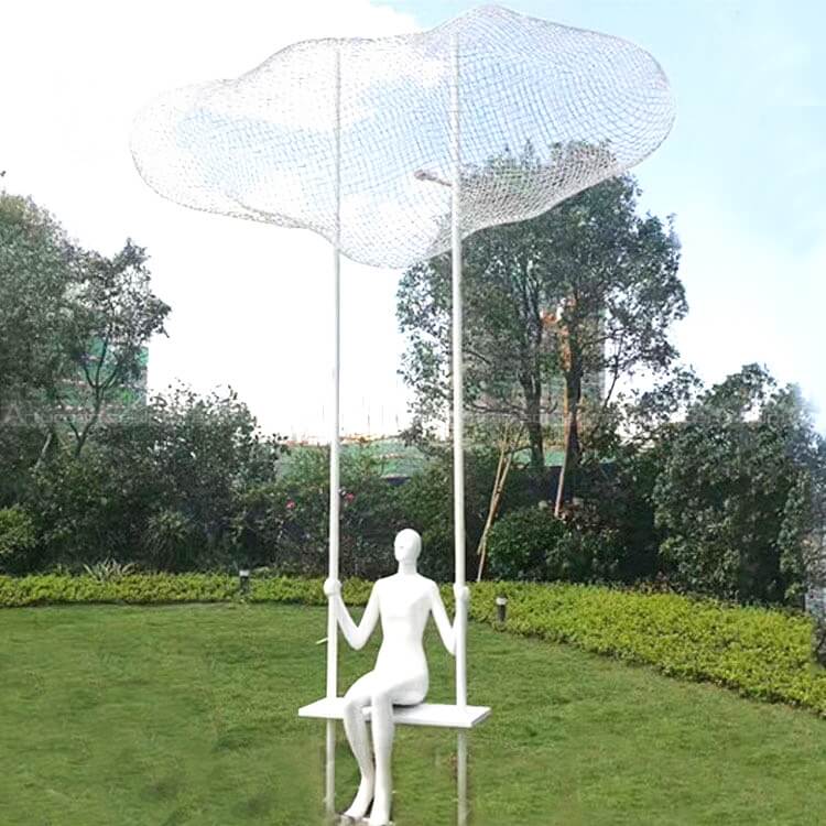 wire cloud sculpture