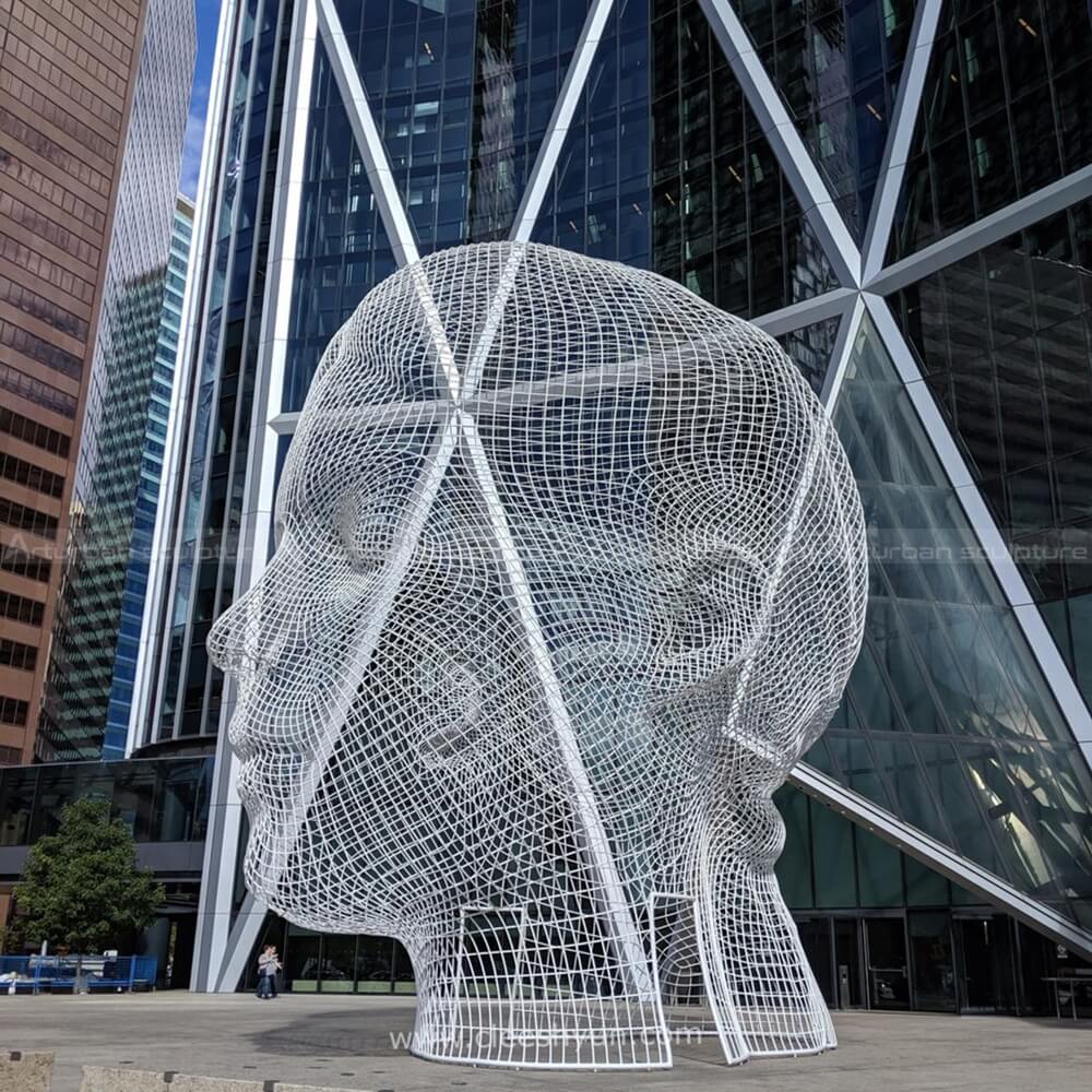 wire head sculpture
