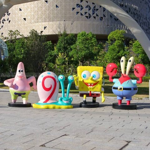 spongebob squarepants sculpture