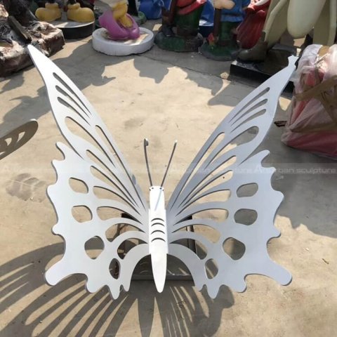 outdoor butterfly sculpture