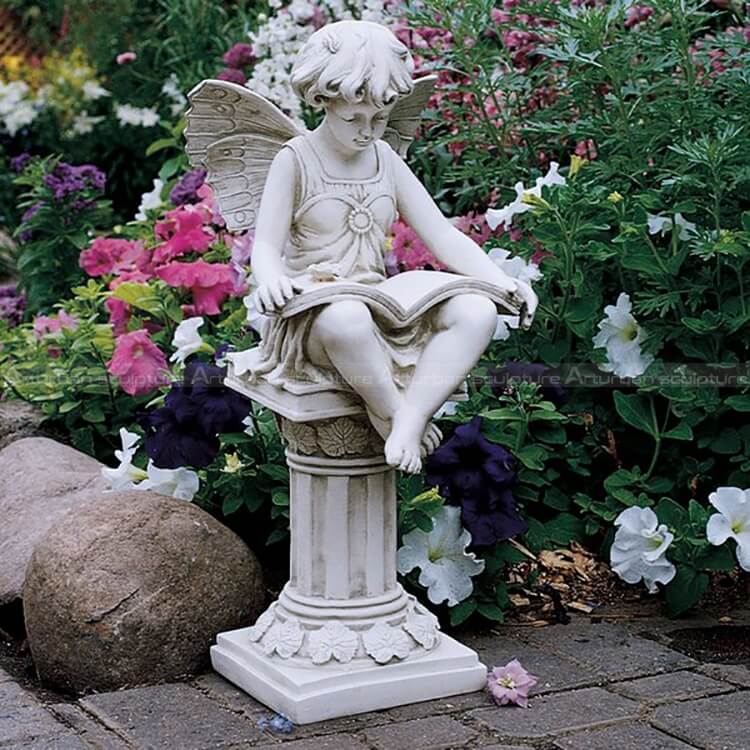 sitting fairy statue