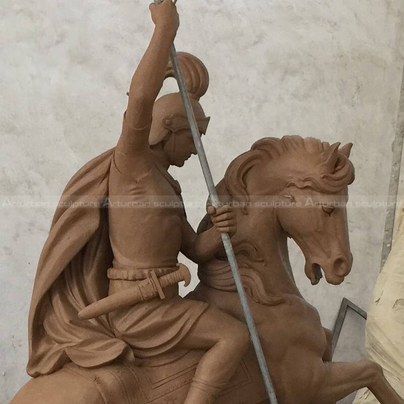 st george and dragon statue