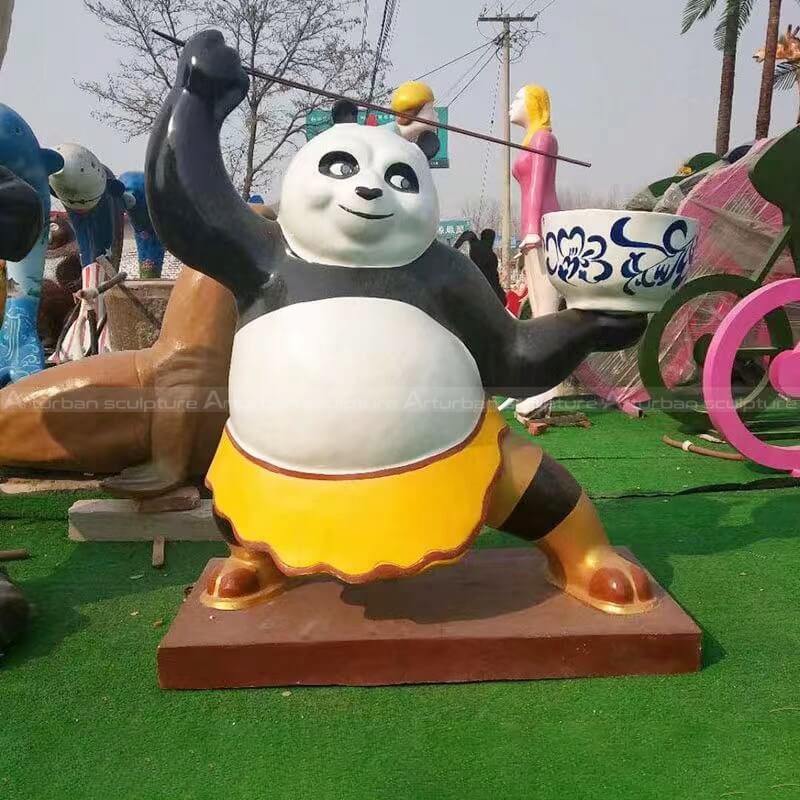 kung fu panda sculpture